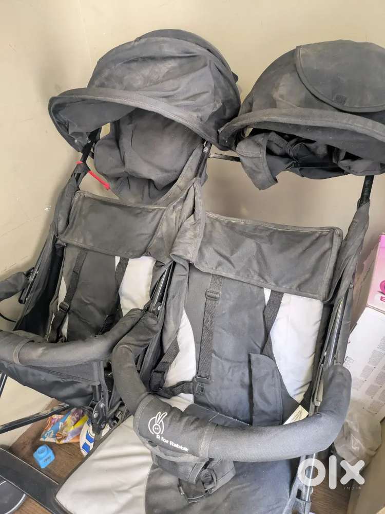 Ginny N Johnny – Compact Folding Twin Stroller (Unisex)