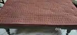 Single wooden bed