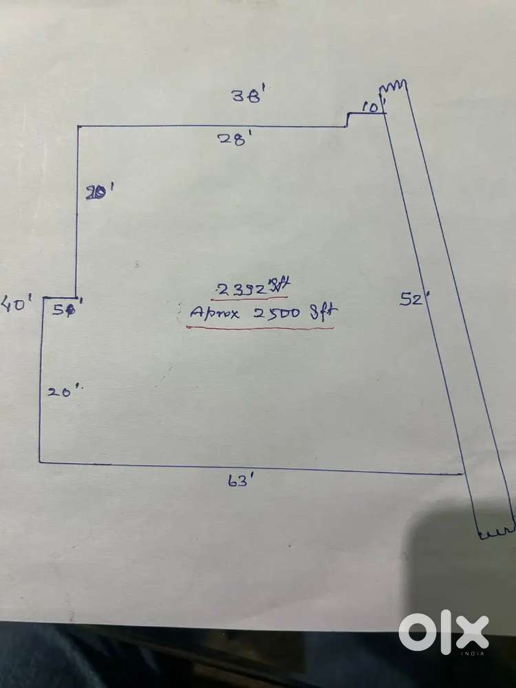 For rent office, mall, bank etc.  Negotiable as per demand