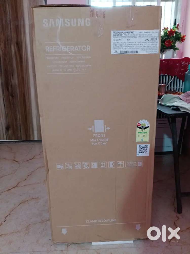 Samsung Brand new 183ltr Refrigerator Red colour