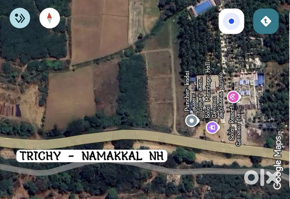 Trichy to Namakkal NH on road property urgent sale