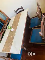 Dining Table Shisham Woods with 6 chairs