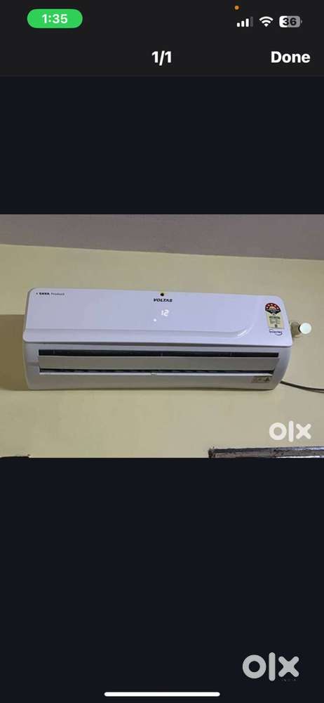 Tata voltas 1.5ton ac ,6 motnhs warrenty