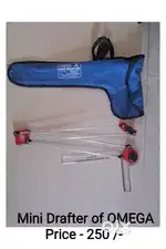 Engineering Graphics combo- Mini Drafter, Set Squares, Sheet Container
