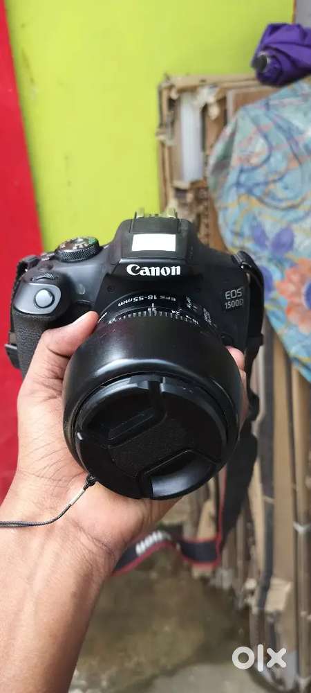 Canon 1500d and 18-135 EF Or 15-85 Ef Lens With all kit for sell