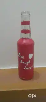 Hand painted bottle