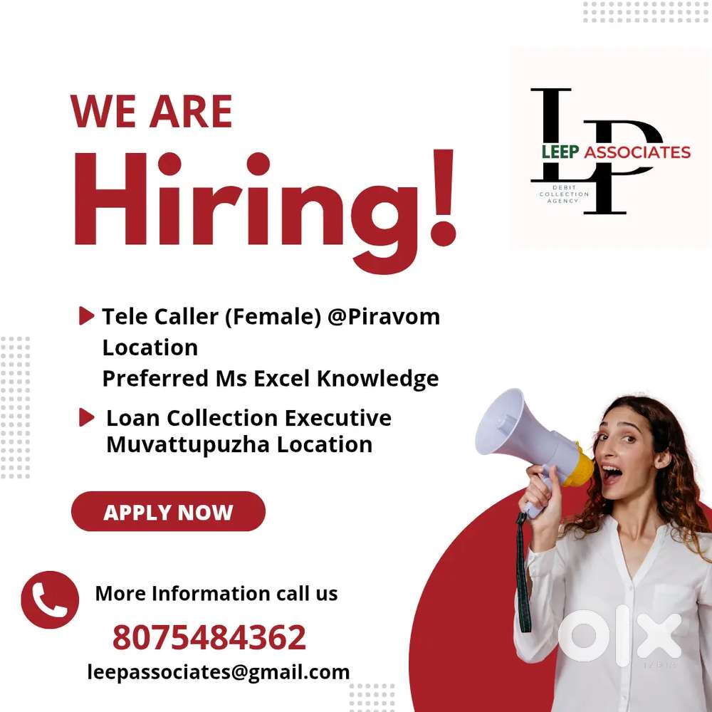 Wanted Female Talecaller Executive @ Piravom