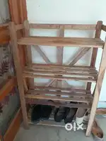 Wooden bookshelf