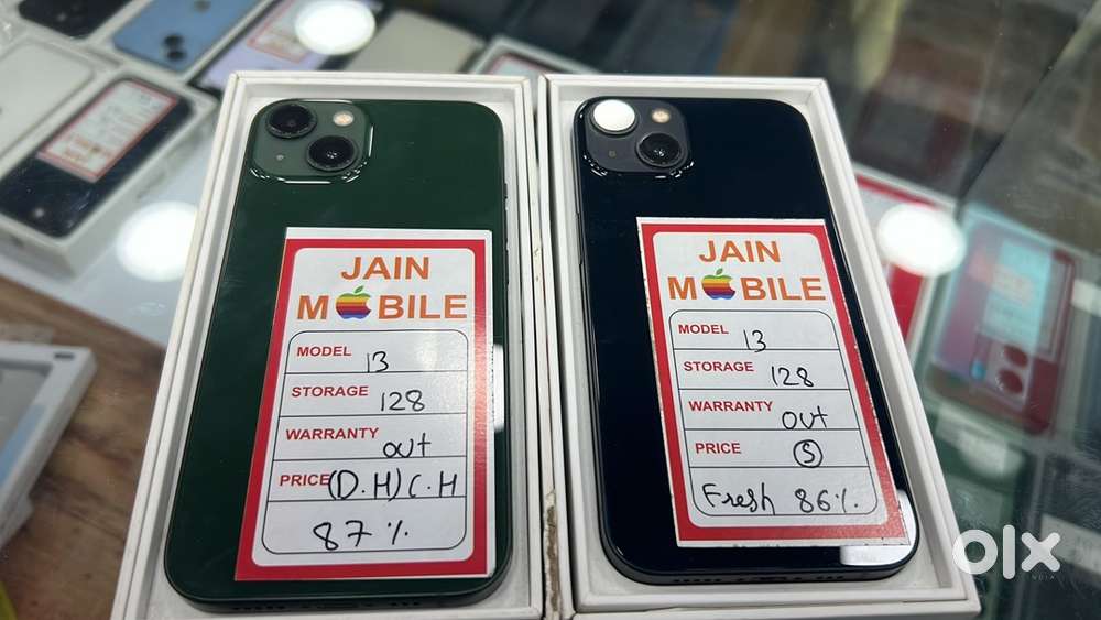 I phone 13 128 gb all colour available (jain mobile)