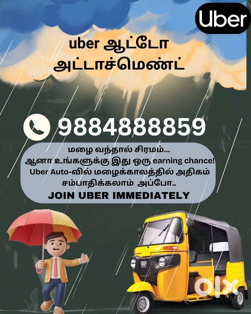 uber ola rapid0 auto attachment office