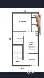 Beautiful house in 100 gaj plot