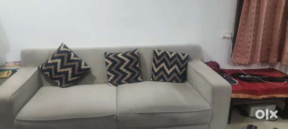 Five seater sofa grey colour