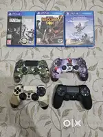 Ps4 Playstation controllers and games