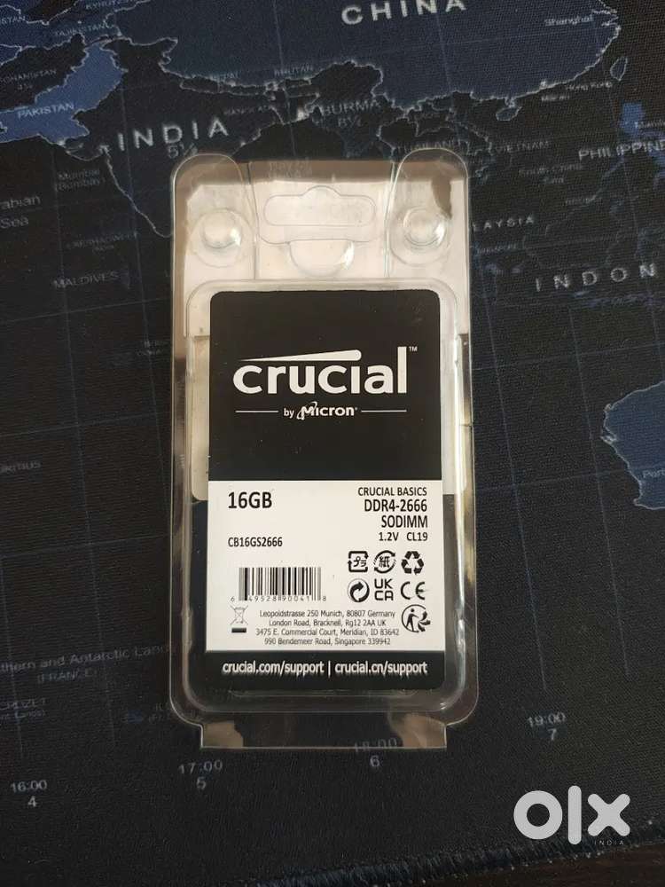Unused %100 Crucial CT16G4SFD8266 16GB Single DDR4 2666