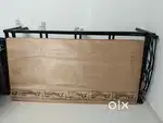 Cot with plywood