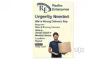 Delivery boy required