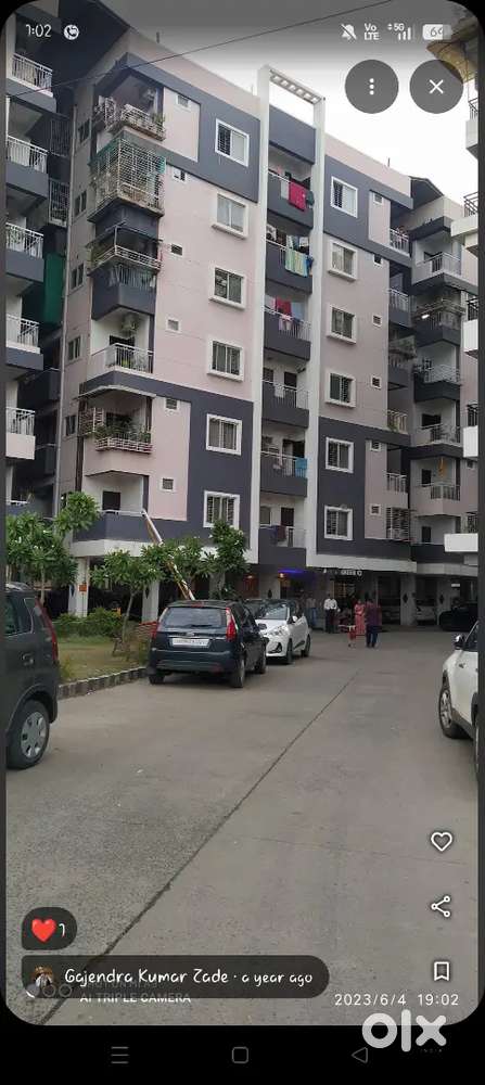 2 BHK flet for rent 23000. And for .sell 65.lakh