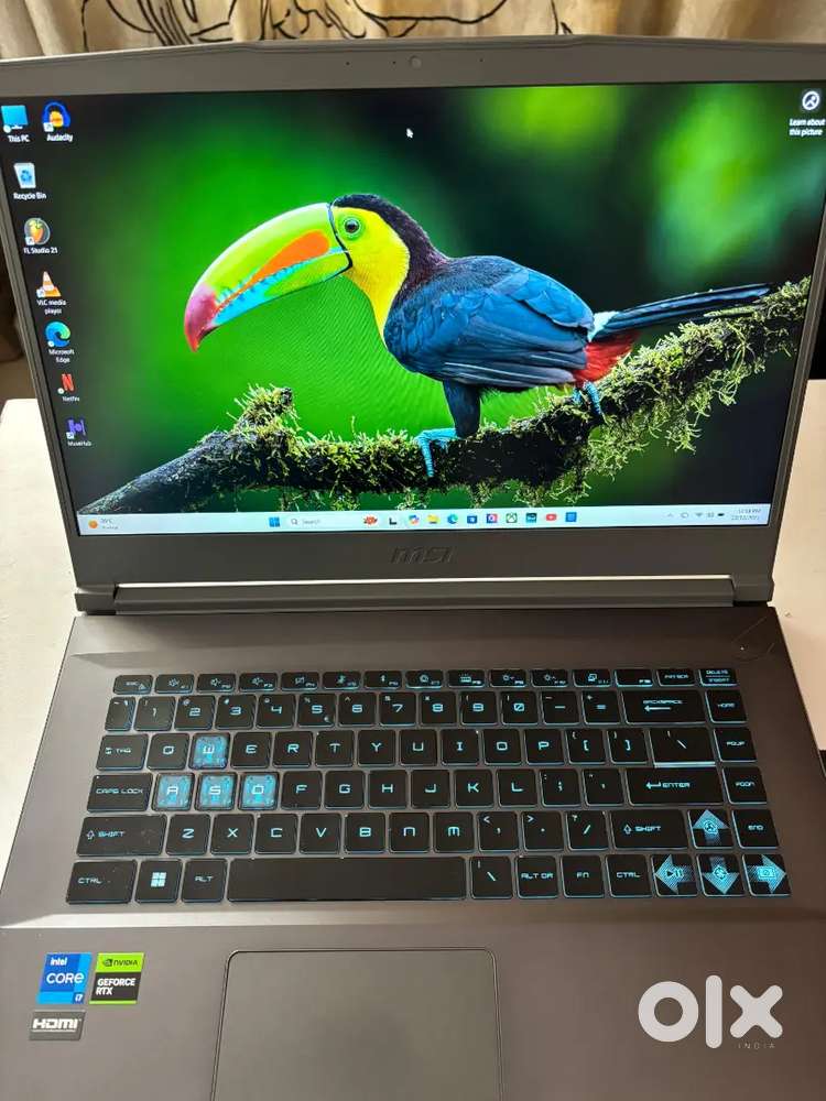 MSI THIN 15.6 DISPLAY, 512Gb SSD, NVIDIA 3050 4GB, 16GB RAM GAMING