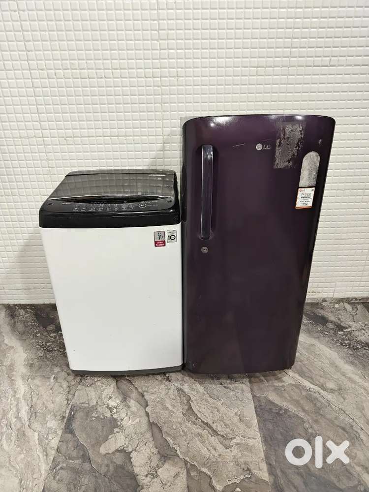 Ut 312: Lg topload and Lg single door refrigerator