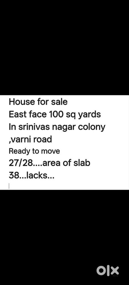 2bhk house sale in srinivas nagar colony