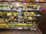 Cake display cold counters and set