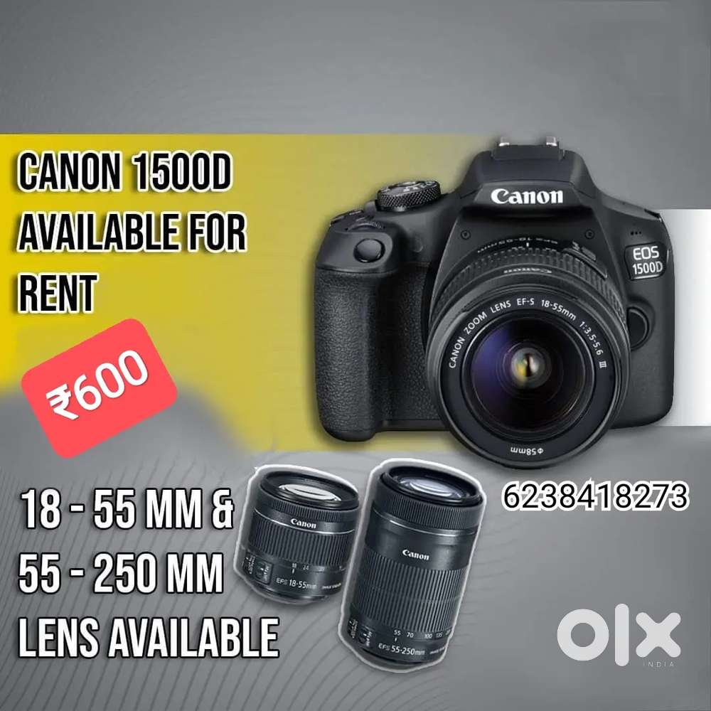 Canon 1500d for rent