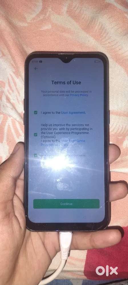 Oppo A1k display not working