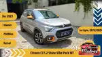 Citroen C3 Shine 1.2 Petrol Vibe Pack Dual Tone, 2023, Petrol