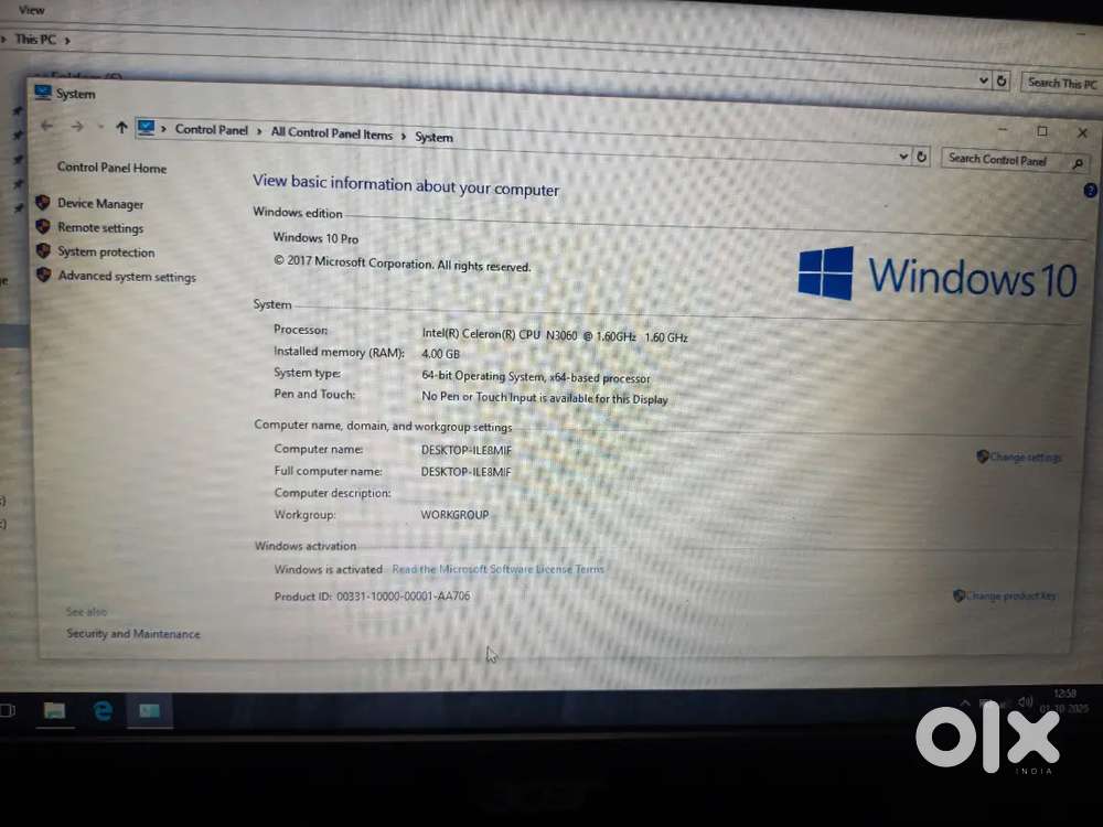 Acer laptops 4GB RAM 500 GB