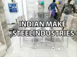 Steel Dining Set, Commercial Cafe Table and Chairs, Hotel Furniture