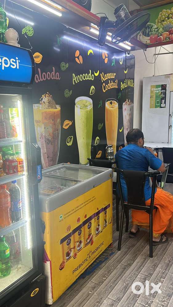 6 lakh includingCafe available for sale with all items, including cctv