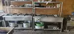 Dosa bhati with roti maker , food storage container  with heater.