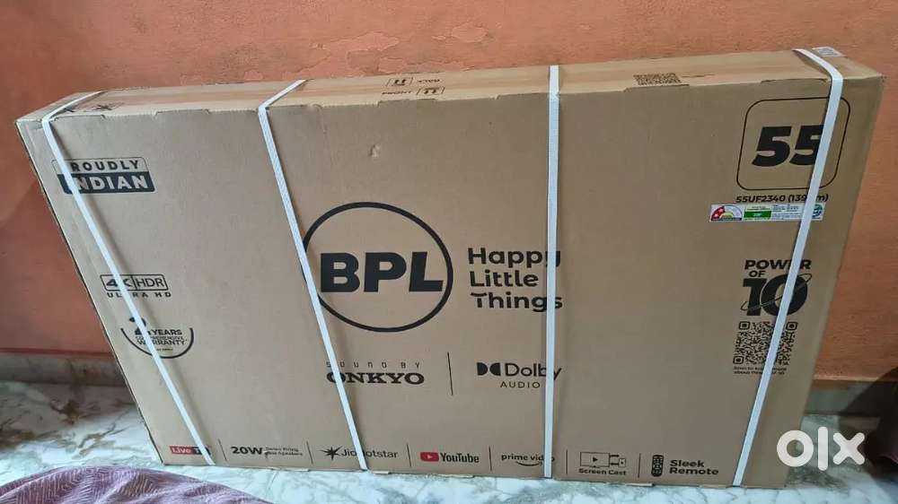 Brand New Sealed BPL 55 Inch 4K Ultra HD Smart TV (Never Opened)