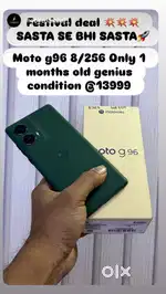 MOTO G96 5g 8/256 ONLY 1 MONTH OLD