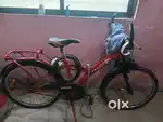 Bicycle red colour