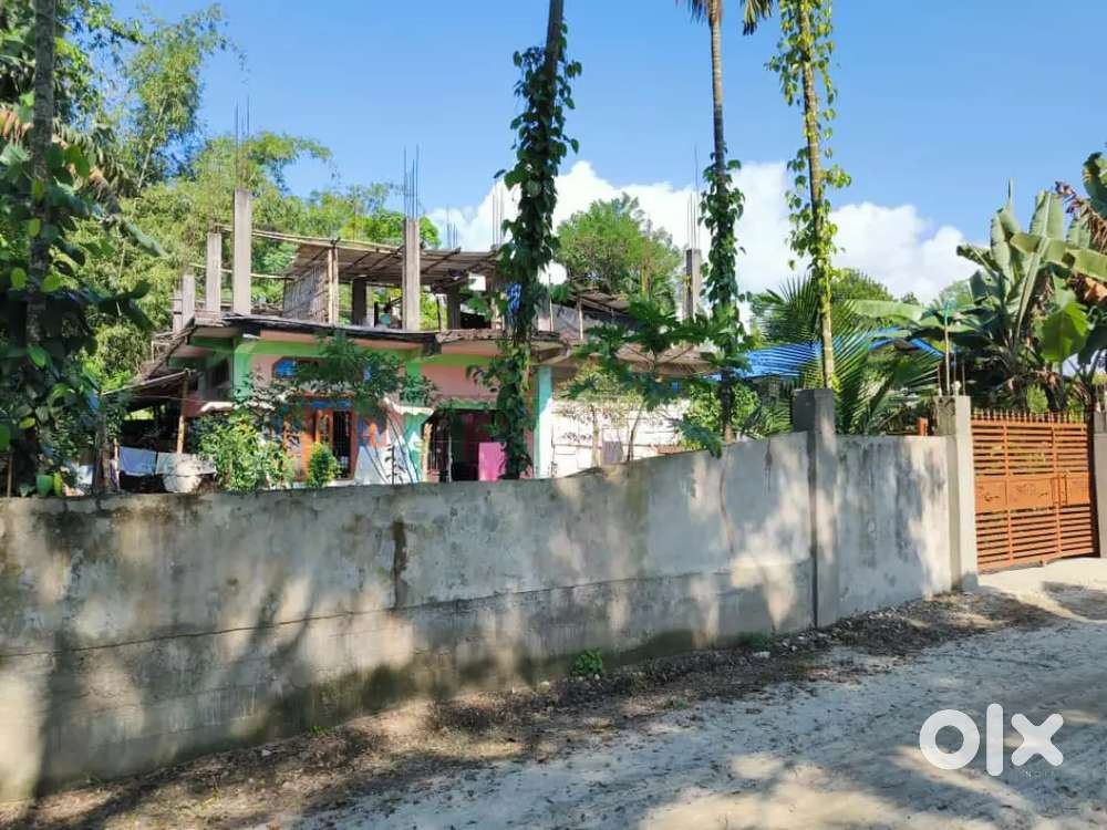 Miyadi Patta land with RCC house for sale semi furnished