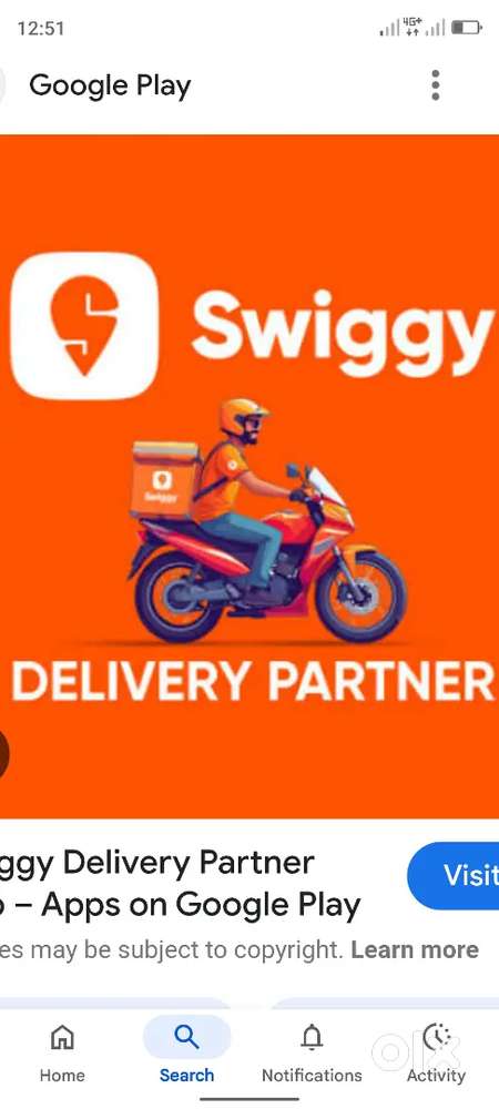 Swiggy delivary boy