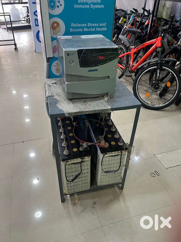 Luminous Cruze 2KVA Inverter and 150 Ah tall tubular battery