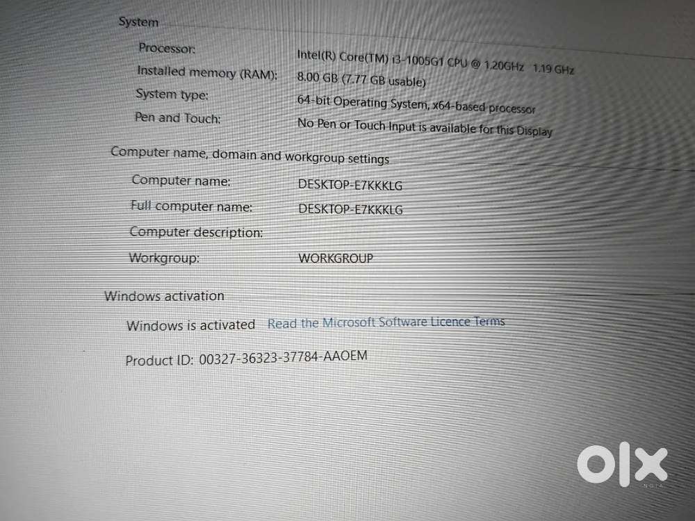 DELL INSPIRON intel core i3 8GB Ram