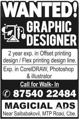 WANTED SENIOR GRAPHIC DESIGNER