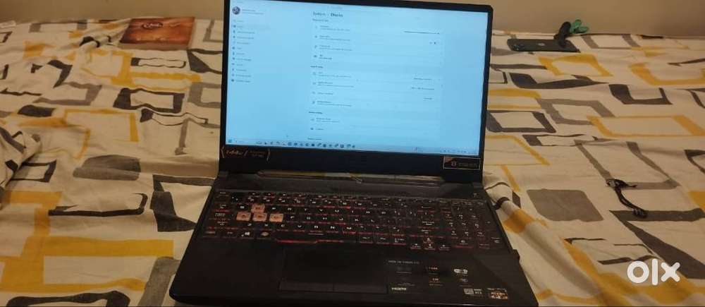 Asus A15, 8Gb Ram, 4gb graphic card RTX 3050, 500gb ssd expendable uto
