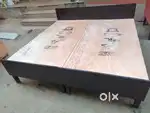 New double bed without box saize 6*6