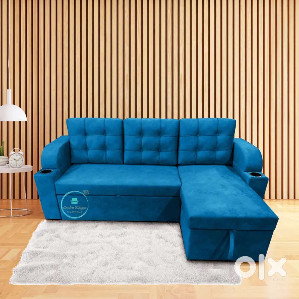 Brand new L shape sofa cumbed at reasonable price