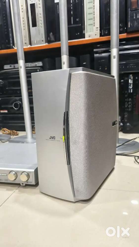JVC 5.1 Home theatre with Active Woofer- 4 way tower speakers(5nos)