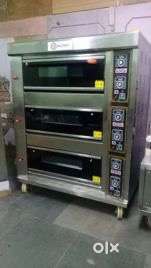 Pizza oven and shawarma stand
