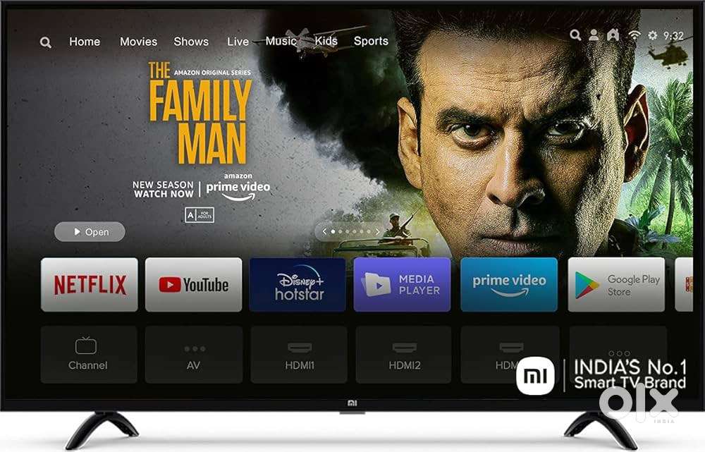 Mi 32” Smart LED TV  3 Years Old  Mint Condition  ₹8,000