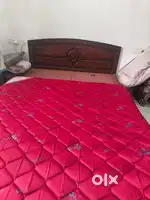 Queen bed with Box storage and orthopedic mattress