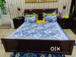 Beutiful Bed With 2 pcs Side Table