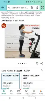 Fitkit treadmill