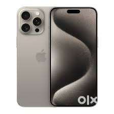 Apple Iphone 15 pro max 256 GB natural titanium with box and cable 87%